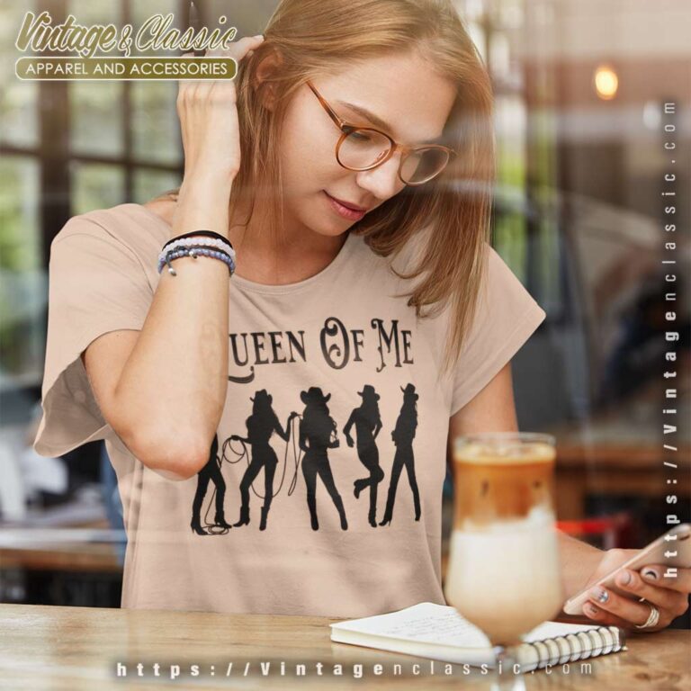 Shania Tour Cowgirl Shirt Queen Of Me Spokane Arena Women TShirt Shania Tour Cowgirl Shirt Queen Of Me Spokane Arena Women TShirt