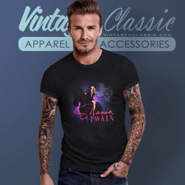 Shania Twain 2023 Concert X San Antonio Spurs T Shirt Shania Twain 2023 Concert X San Antonio Spurs T Shirt