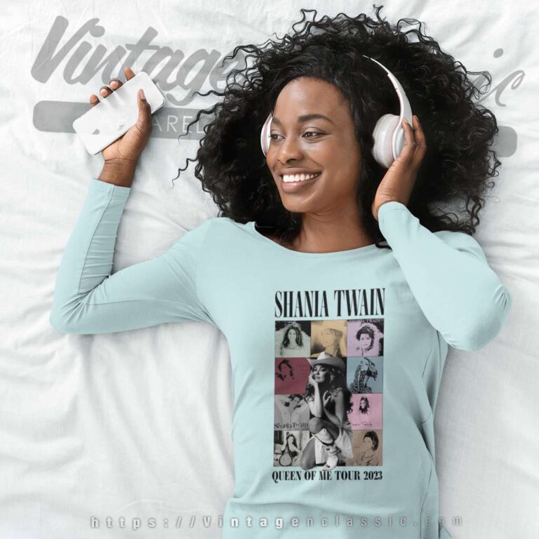 Shania Twain Queen Of Me Tour Long Sleeve Tee Shania Twain Queen Of Me Tour Long Sleeve Tee