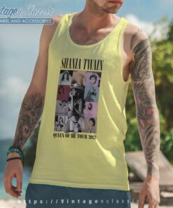 Shania Twain Queen Of Me Tour Tank Top Racerback