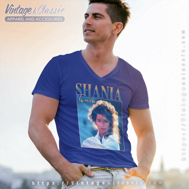 Shania Twain Shirt Concert 2023 V Neck TShirt Shania Twain Shirt Concert 2023 V Neck TShirt