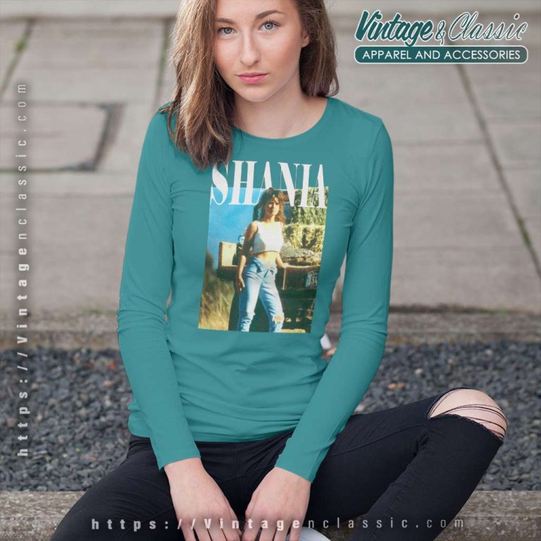 Shania Twain Shirt Concert Tour Country Long Sleeve Tee Shania Twain Shirt Concert Tour Country Long Sleeve Tee