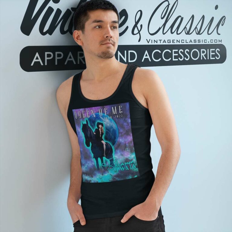 Shania Twain Shirt Queen Of Me Tour 2023 Tank Top Racerback Shania Twain Shirt Queen Of Me Tour 2023 Tank Top Racerback