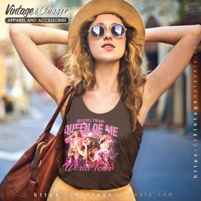 Shania Twain Shirt Queen Of World Tour 2023 Tank Top Racerback Shania Twain Shirt Queen Of World Tour 2023 Tank Top Racerback