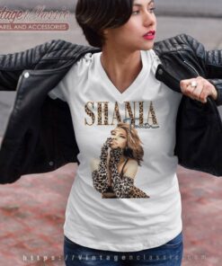 Shania Twain Shirt Raised On Country Music Tee 5 Shania Twain Shirt Raised On Country Music Tee V Neck TShirt