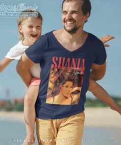 Shania Twain Shirt The Queen Of Me Tour V Neck TShirt