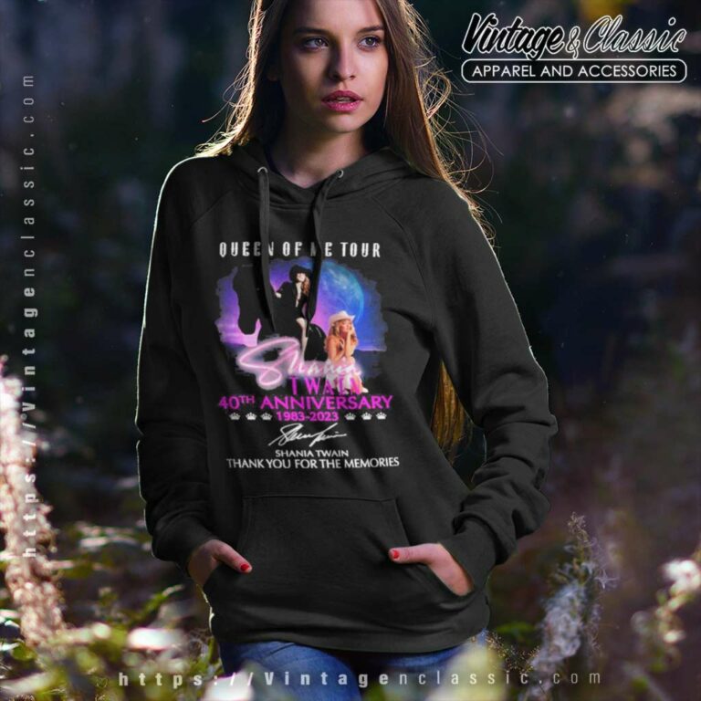 Shania Twain Shirt Tour 40th Anniversary 1983 2023 Hoodie Shania Twain Shirt Tour 40th Anniversary 1983 2023 Hoodie