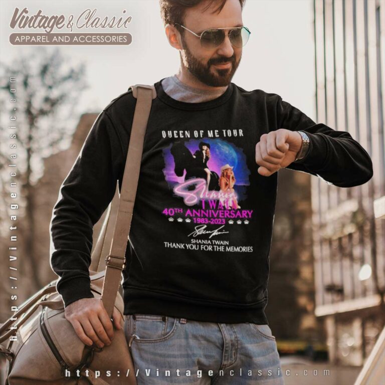 Shania Twain Shirt Tour 40th Anniversary 1983 2023 Sweatshirt Shania Twain Shirt Tour 40th Anniversary 1983 2023 Sweatshirt