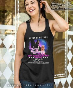 Shania Twain Shirt Tour 40th Anniversary 1983 2023 4 Shania Twain Shirt Tour 40th Anniversary 1983 2023 Tank Top Racerback