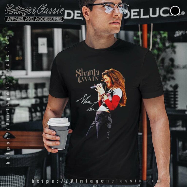 Shania Twain Signature T Shirt Shania Twain Signature T Shirt