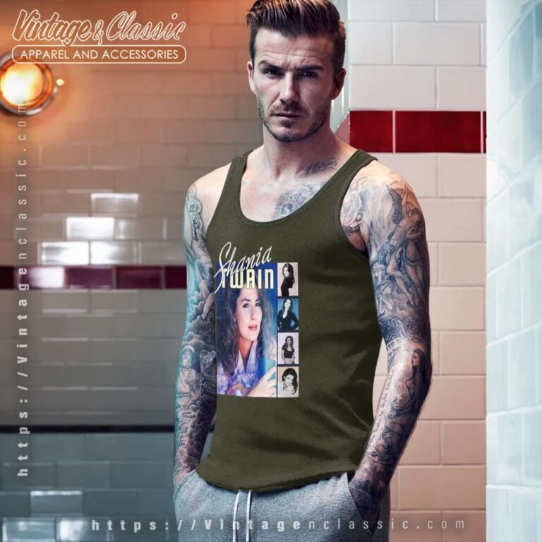 Shania Twain Singer 90s Tank Top Racerback Shania Twain Singer 90s Tank Top Racerback