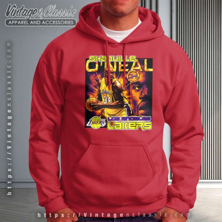 Shaquille Oneal Los Angeles Lakers Hoodie Shaquille Oneal Los Angeles Lakers Hoodie