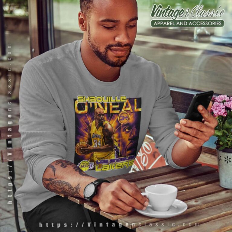 Shaquille Oneal Los Angeles Lakers Sweatshirt Shaquille Oneal Los Angeles Lakers Sweatshirt