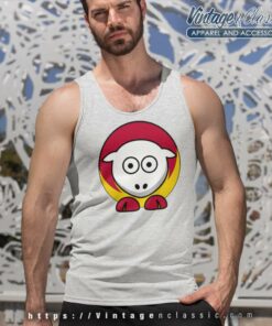 Sheep 3 Toned Kansas City Chiefs Team Colors Tank Top Racerback
