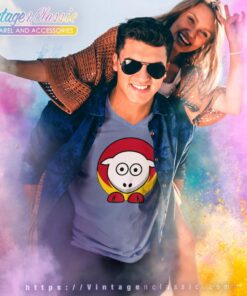 Sheep 3 Toned Kansas City Chiefs Team Colors V Neck TShirt