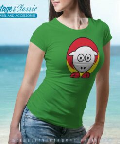 Sheep 3 Toned Kansas City Chiefs Team Colors Women TShirt