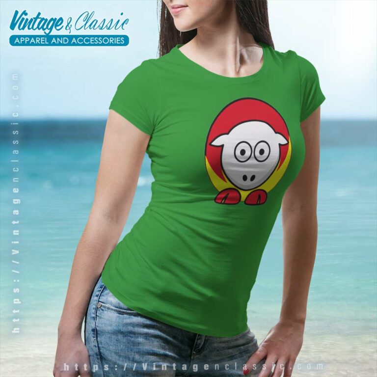 Sheep 3 Toned Kansas City Chiefs Team Colors Women TShirt Sheep 3 Toned Kansas City Chiefs Team Colors Women TShirt