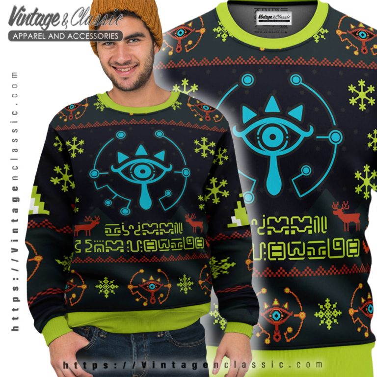 Sheikah The Legend Zelda Ugly Christmas Sweater Ugly Sweater Sheikah The Legend Zelda Ugly Christmas Sweater Ugly Sweater