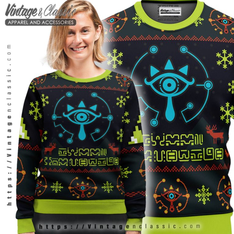 Sheikah The Legend Zelda Ugly Christmas Sweater Ugly Sweater shirt Sheikah The Legend Zelda Ugly Christmas Sweater Ugly Sweater shirt
