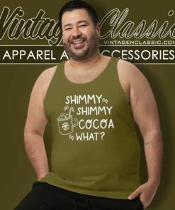 Shimmy Shimmy Cocoa What Tank Top Racerback