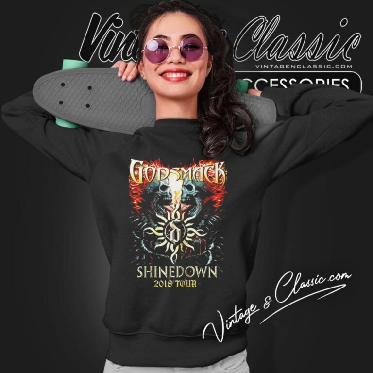 Shinedown And Godsmack Tour 2018 Sweatshirt Shinedown And Godsmack Tour 2018 Sweatshirt