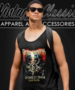 Shinedown And Godsmack Tour 2018 Tank Top Racerback