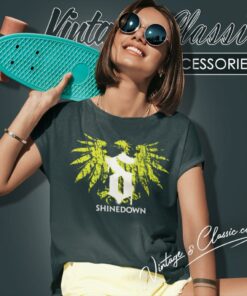 Shinedown Attention Tour Women T Shirt