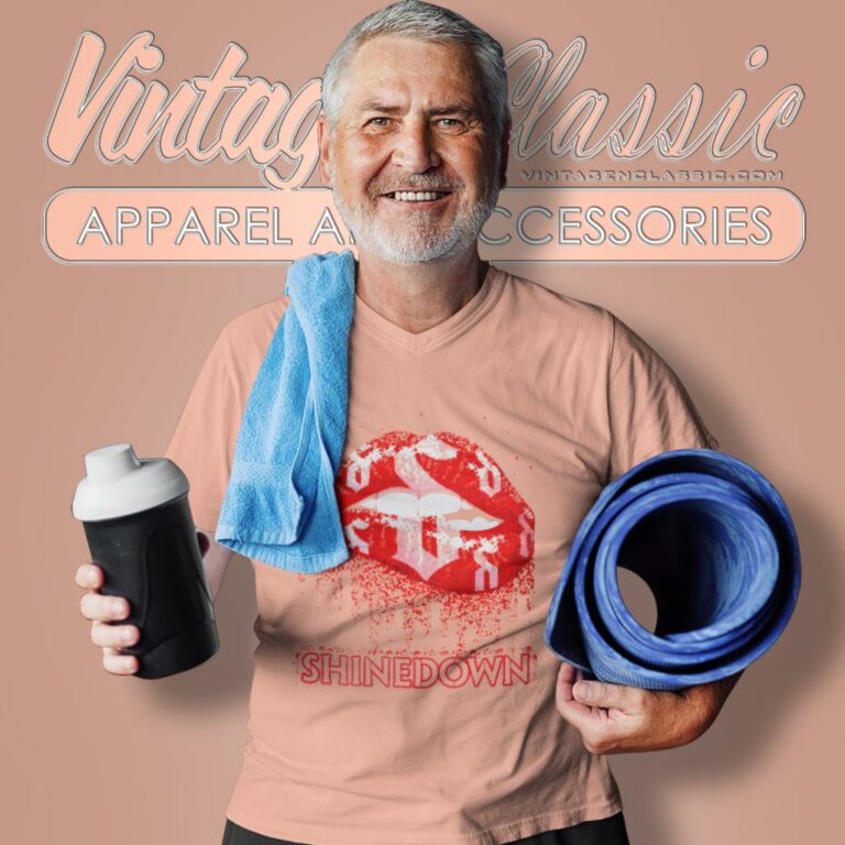 Shinedown Lips V Neck TShirt Shinedown Lips V Neck TShirt