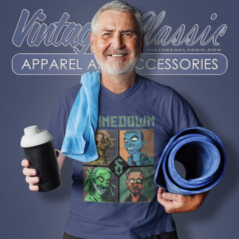 Shinedown My Monsters V Neck TShirt Shinedown My Monsters V Neck TShirt