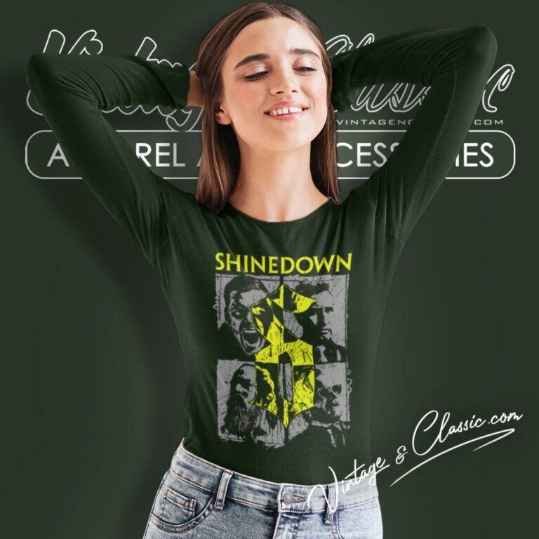 Shinedown Photo Band Long Sleeve Tee Shinedown Photo Band Long Sleeve Tee