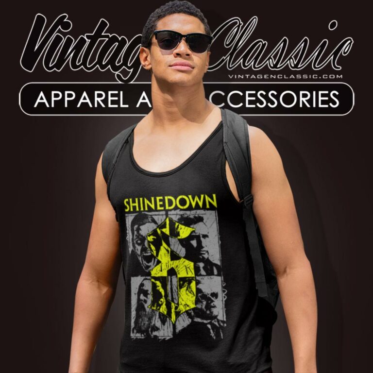 Shinedown Photo Band Tank Top Racerback Shinedown Photo Band Tank Top Racerback