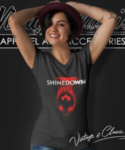 Shinedown Shirt Somewhere In The Stratosphere V Neck TShirt