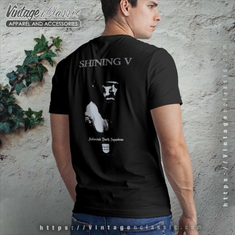 Shining Shirt Halmstad Flag T shirt Back Side Recovered Shining Shirt Halmstad Flag T shirt Back Side Recovered