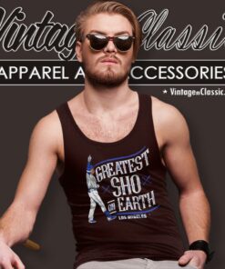 Shohei Ohtani Greatest Sho On Earth Tank Top Racerback