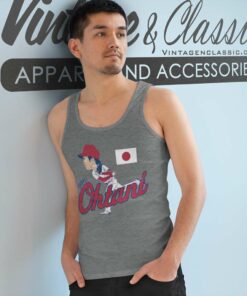 Shohei Ohtani Los Angeles Angels Caricature Tank Top Racerback