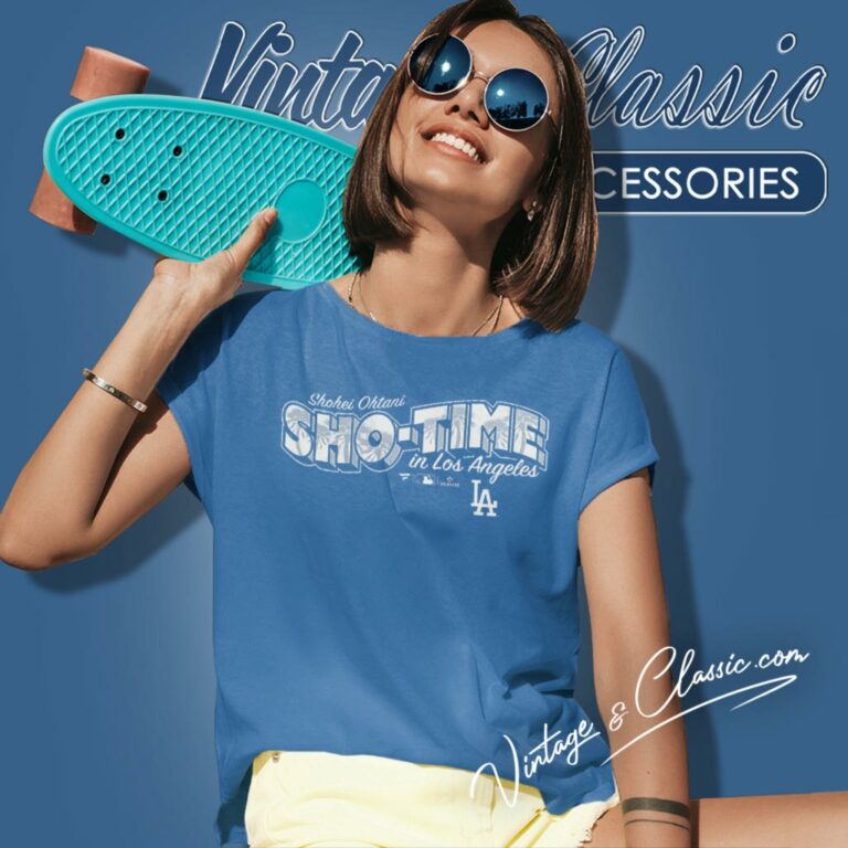 Shohei Ohtani Los Angeles Dodgers Sho Time Women T Shirt Shohei Ohtani Los Angeles Dodgers Sho Time Women T Shirt