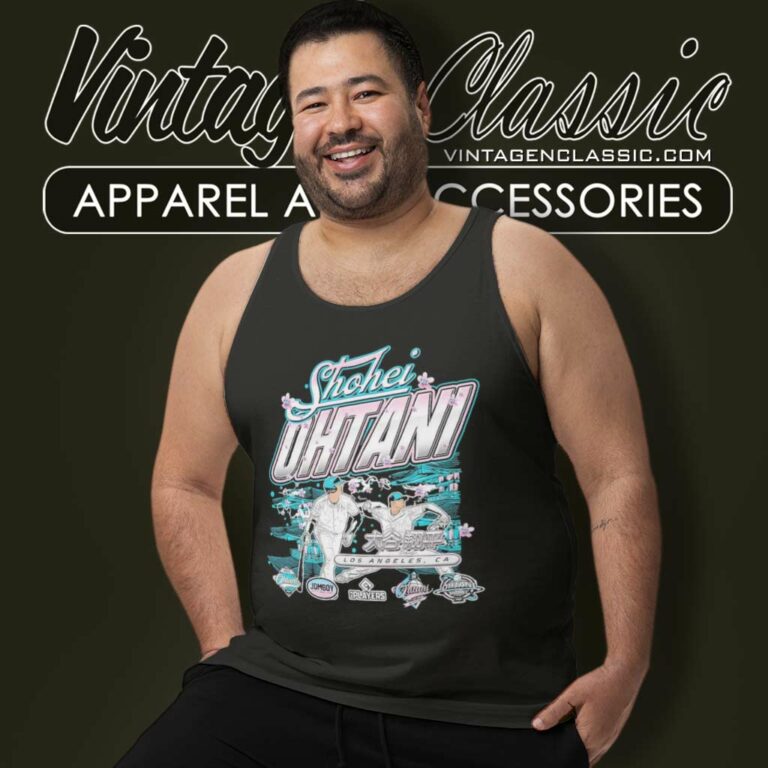 Shohei Ohtani Mlb Los Angeles Ca Jomboy Tank Top Racerback Shohei Ohtani Mlb Los Angeles Ca Jomboy Tank Top Racerback