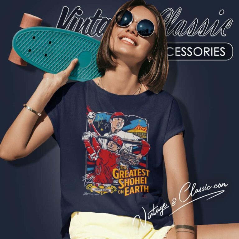 Shohei Ohtani Shirt The Greatest Shohei On Earth Women TShirt Shohei Ohtani Shirt The Greatest Shohei On Earth Women TShirt