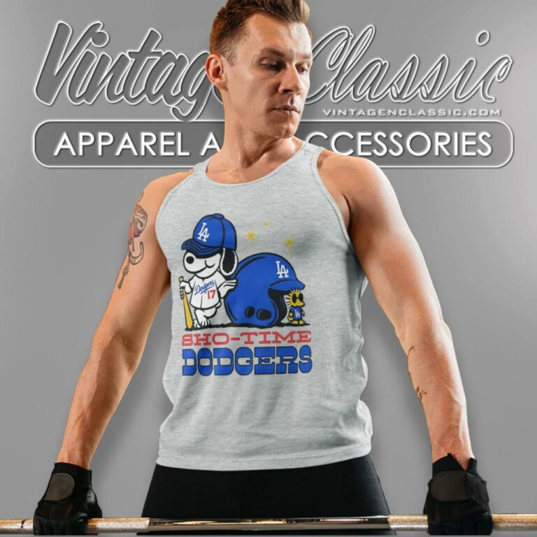 Shohei Ohtani Sho Time Los Angeles Dodgers Snoopy And Woodstock Tank Top Racerback Shohei Ohtani Sho Time Los Angeles Dodgers Snoopy And Woodstock Tank Top Racerback