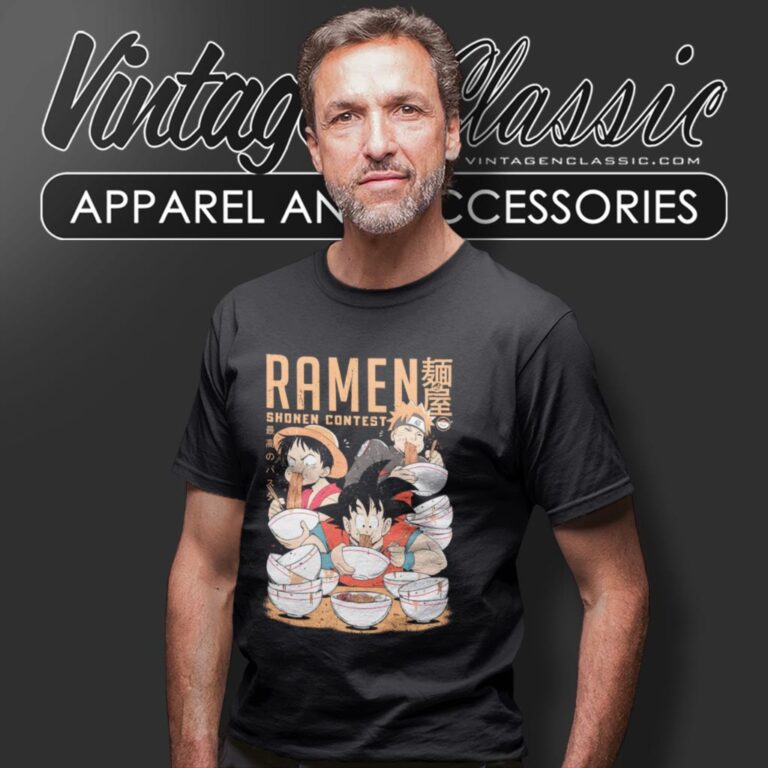 Shonen Ramen Contest Goku Luffy Naruto T Shirt Shonen Ramen Contest Goku Luffy Naruto T Shirt