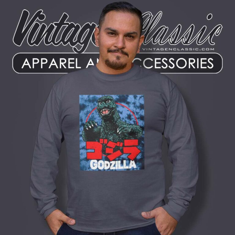 Showa Godzilla Acid Wash Long Sleeve Tee Showa Godzilla Acid Wash Long Sleeve Tee