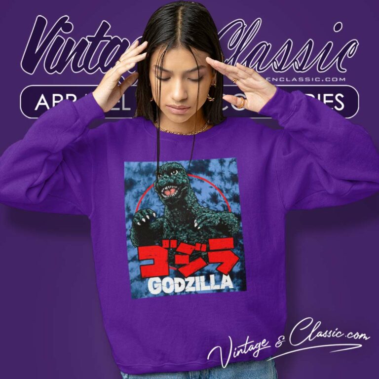 Showa Godzilla Acid Wash Sweatshirt Showa Godzilla Acid Wash Sweatshirt