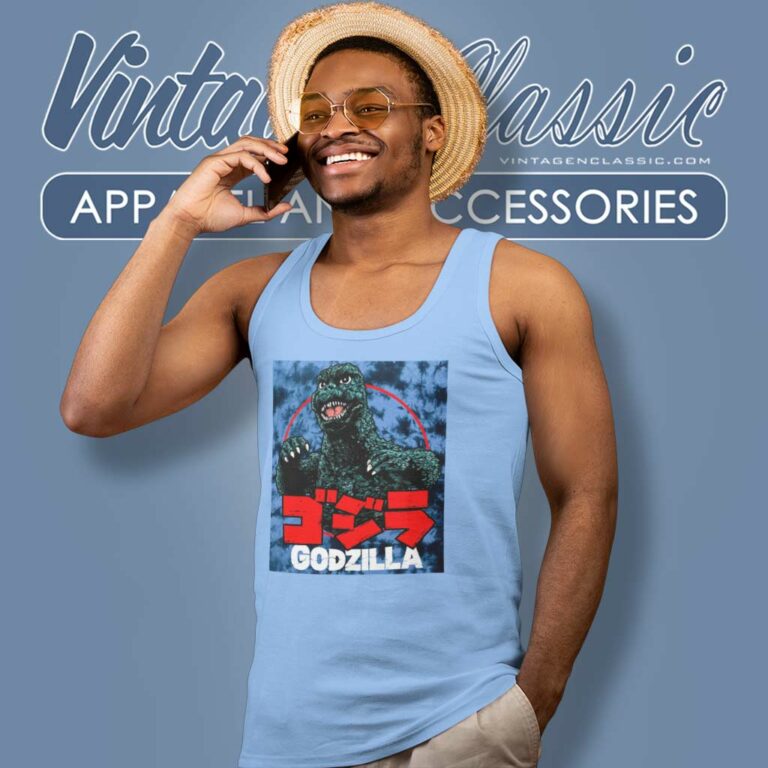 Showa Godzilla Acid Wash Tank Top Racerback Showa Godzilla Acid Wash Tank Top Racerback