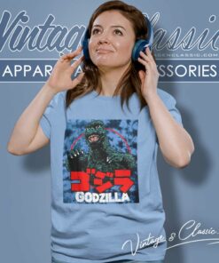 Showa Godzilla Acid Wash Women TShirt
