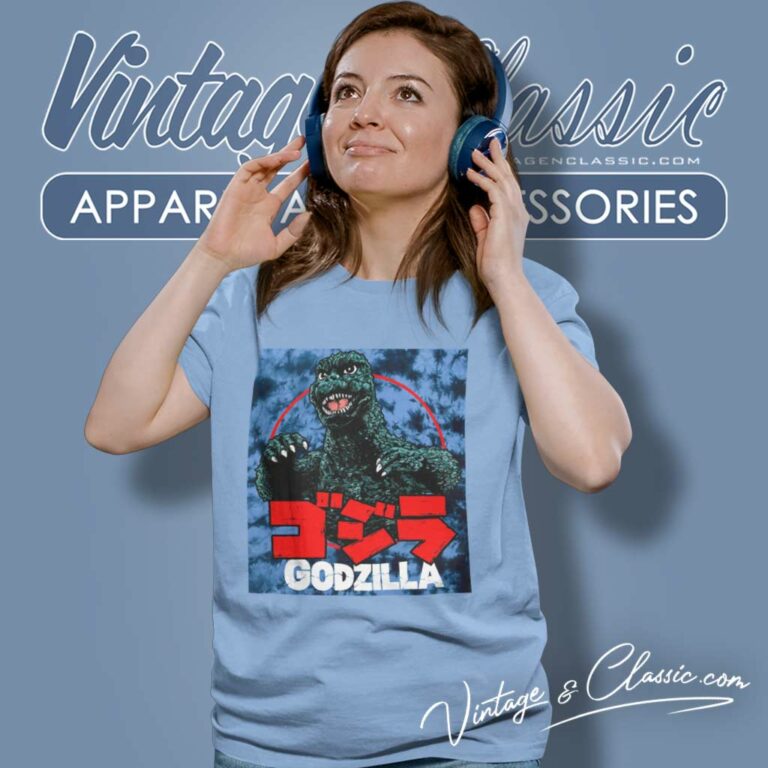 Showa Godzilla Acid Wash Women TShirt Showa Godzilla Acid Wash Women TShirt