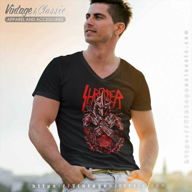 Slayer Shredden Slayer Ninja Turtles Vneck Slayer Shredden Slayer Ninja Turtles Vneck