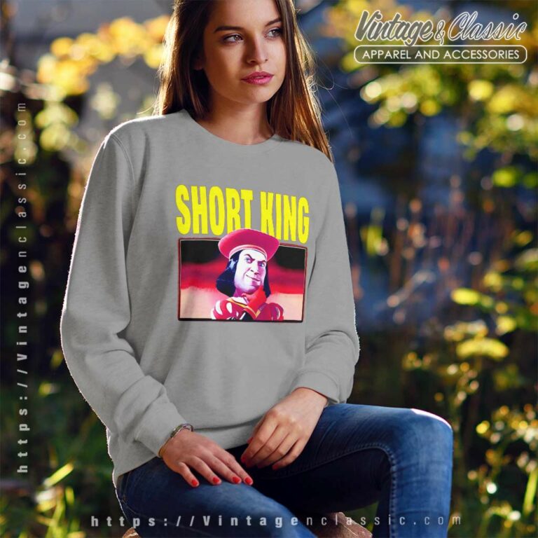 Shrek Lord Farquaad Hard Short King Sweatshirt Shrek Lord Farquaad Hard Short King Sweatshirt