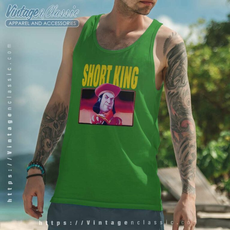 Shrek Lord Farquaad Hard Short King Tank Top Racerback Shrek Lord Farquaad Hard Short King Tank Top Racerback