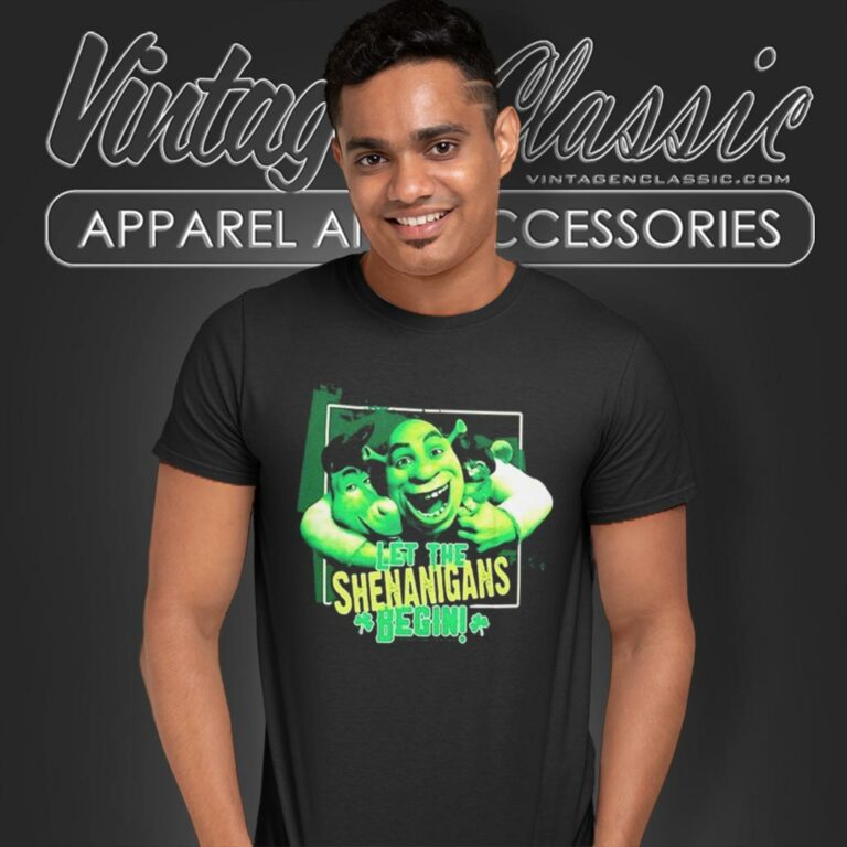 Shrek Let The Shenanigans Begin St Paddys Day T Shirt Shrek Let The Shenanigans Begin St Paddys Day T Shirt