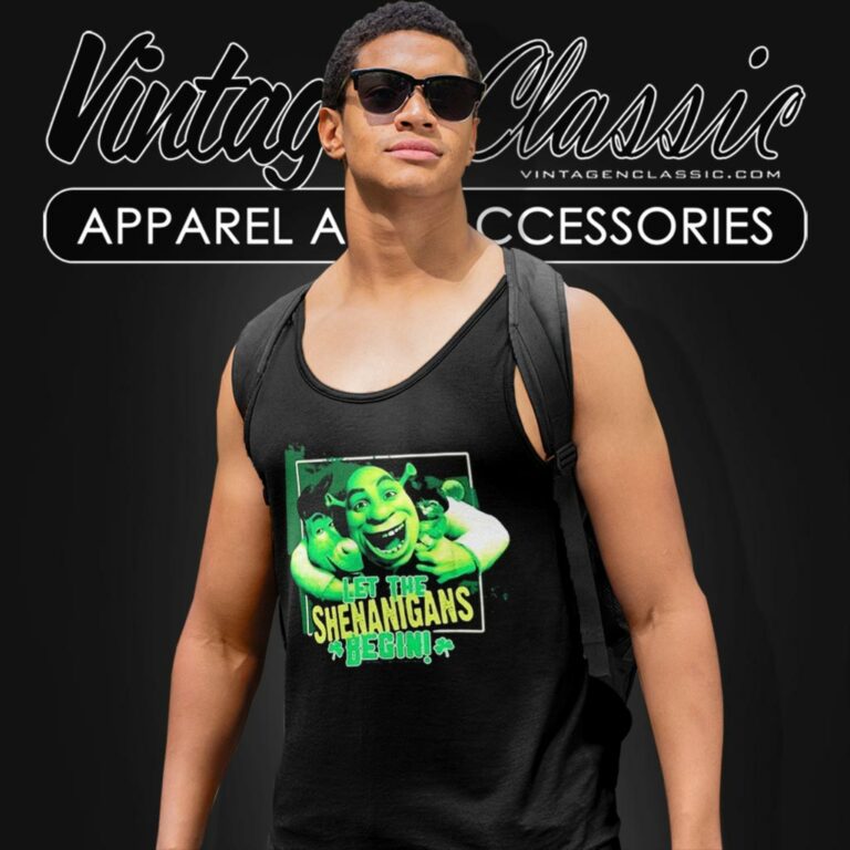 Shrek Let The Shenanigans Begin St Paddys Day Tank Top Racerback Shrek Let The Shenanigans Begin St Paddys Day Tank Top Racerback